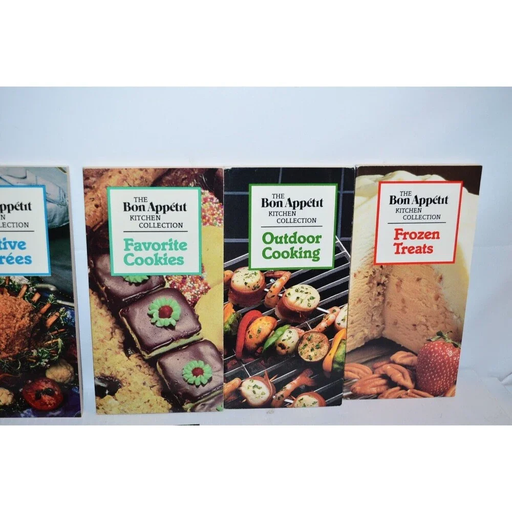Vtg 8 pc BON‎ APPETIT Kitchen Collection Homestyle Cooking Cookbooks lot 1980's